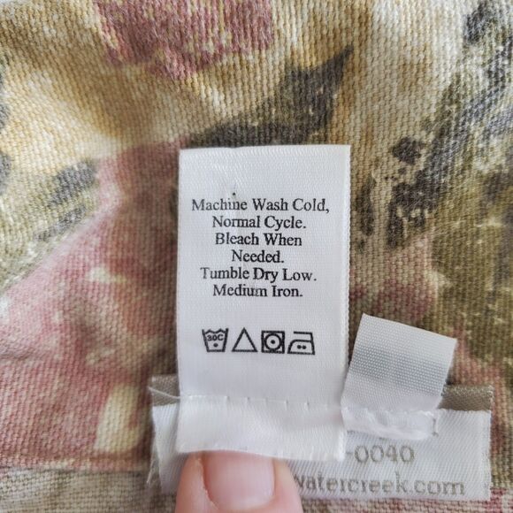 Vintage Coldwater Creek Floral Print Button-Front Jacket Sz L Layer Cottagecore - Picture 7 of 8